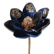 Navy Blue Magnolia Tree Stem - Set of 6