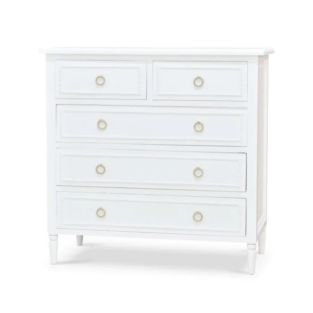 Deauville 5 Drawer Tall Dresser