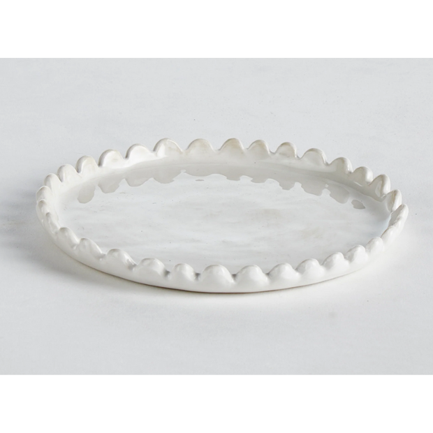 Scallop Edge Trinket Dish