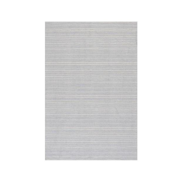 Skipper Stripe Handwoven Indoor/Outdoor Rug - Swedish Blue