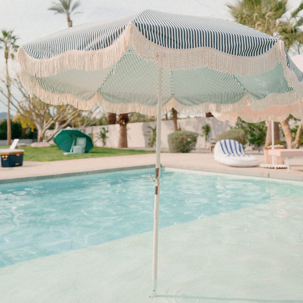 Club Umbrella - Navy Stripe