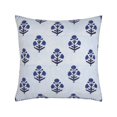 Lucy Indigo Pillow with Insert by John Robshaw