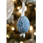 Grandmillennial Egg Ornament - Set of 3