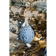 Grandmillennial Egg Ornament - Set of 3