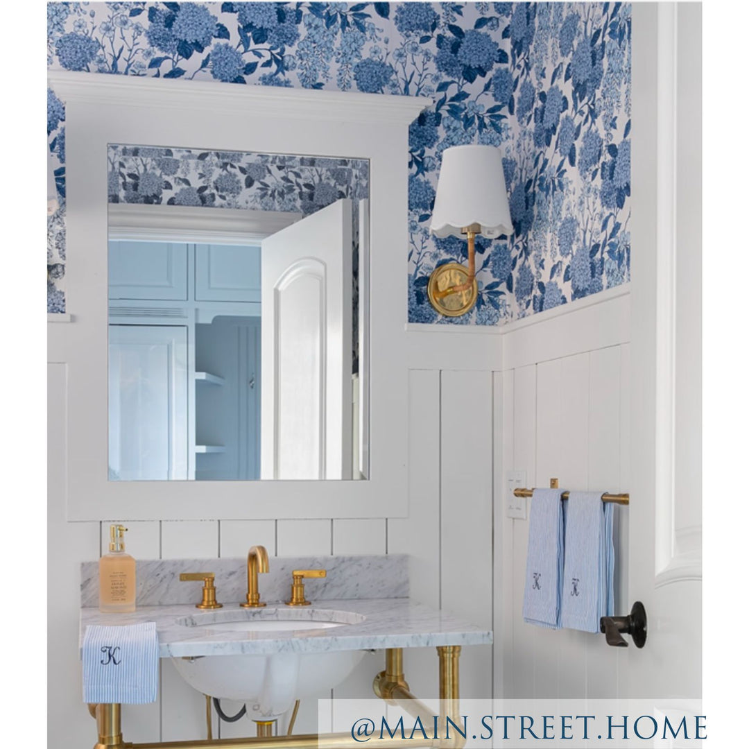 Endless Summer Hydrangea Paperweave Wallcovering – Cailini