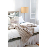 Dunmore Handknit Throw by Pom Pom at Home