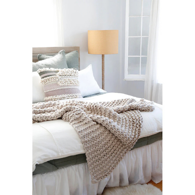 Dunmore Handknit Throw by Pom Pom at Home