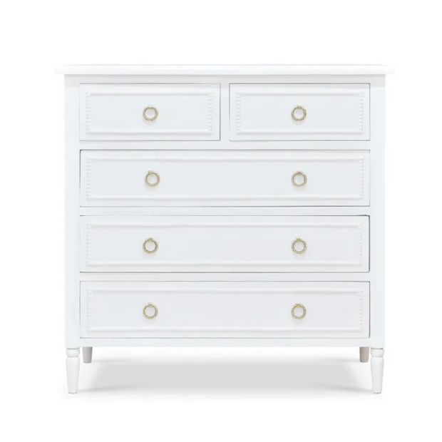 Deauville 5 Drawer Tall Dresser