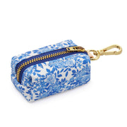 Blue Roses Poop Bag Dispenser