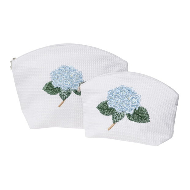 Hydrangea Bloom Cosmetic Bag - Set of 2