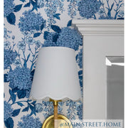 Endless Summer Hydrangea Paperweave Wallcovering