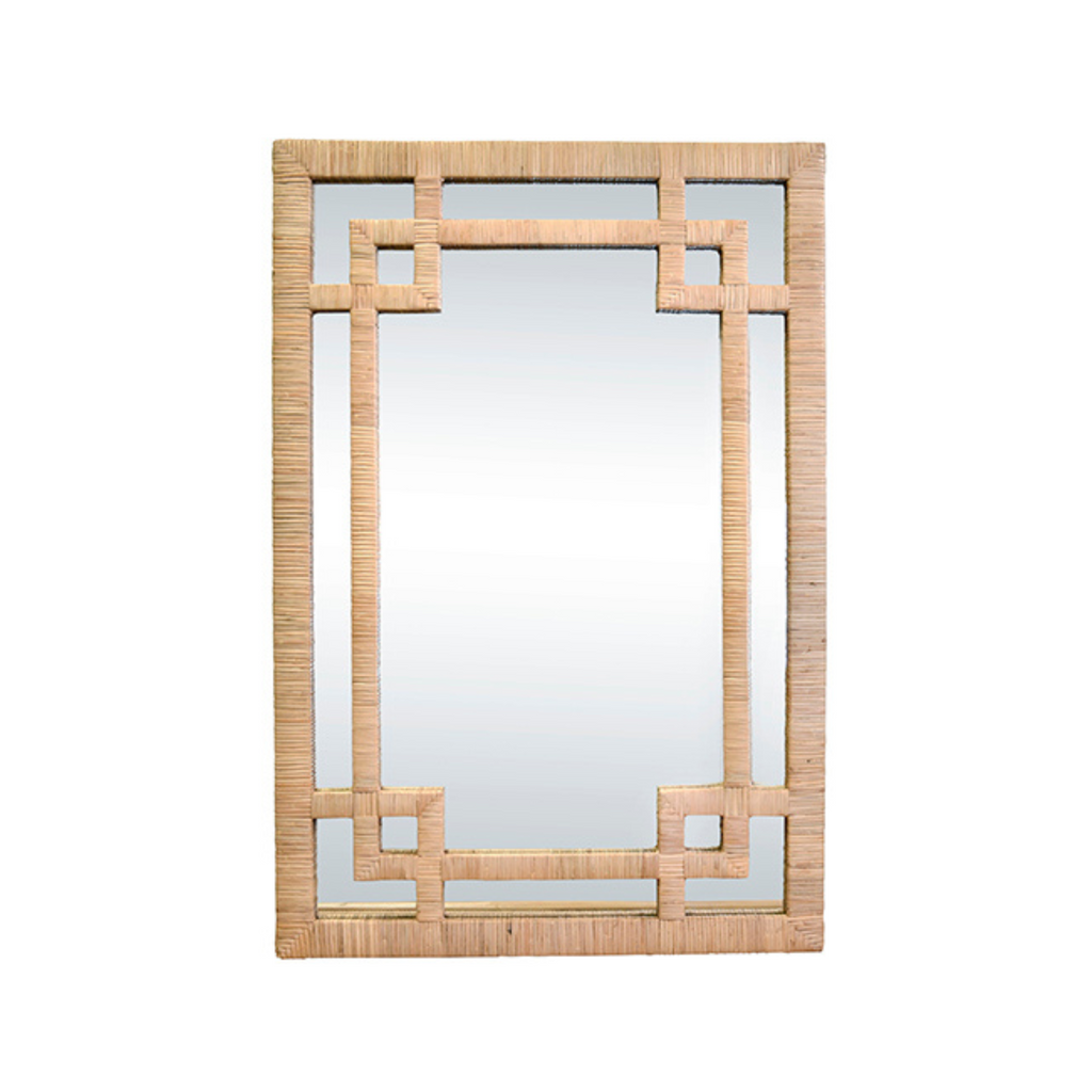 Sarasota Mirror - Natural by Cailini Coastal