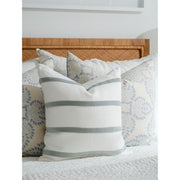 Leland Stripe Linen Pillow with Insert