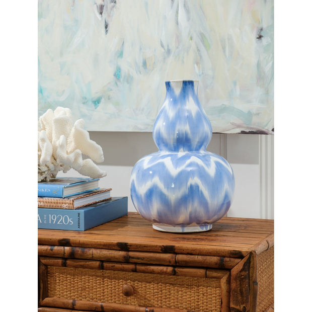 Saltwater Double Gourd Porcelain Vase