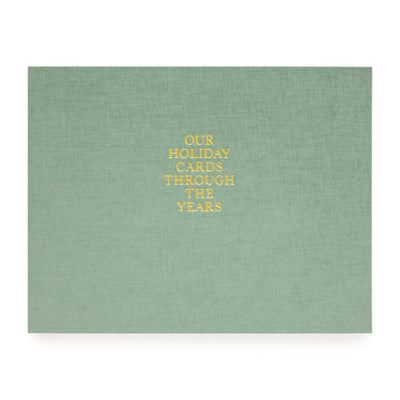 Holiday Card Book - Sage