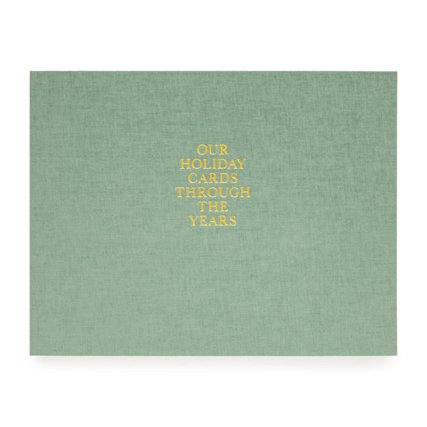 Holiday Card Book - Sage