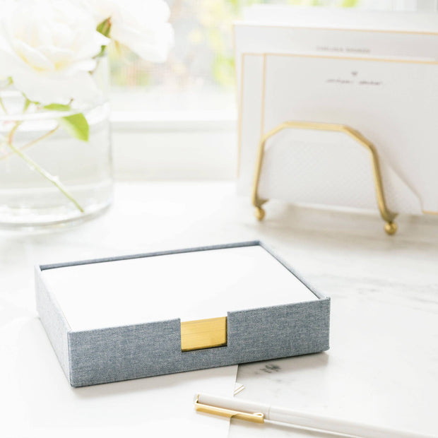 Chambray Desk Jotter