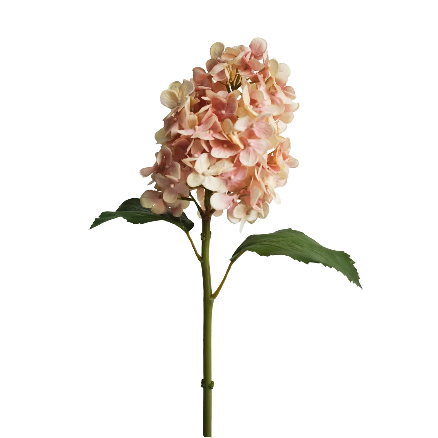 Blush Pee Gee Hydrangea Faux Stem
