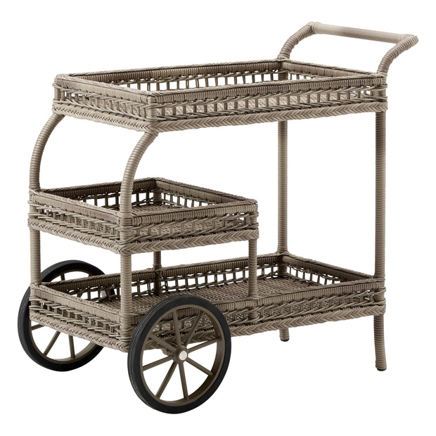 Napeague Indoor/Outdoor Bar Cart - Antique