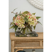 Pink Antiqued Hydrangea Faux Arrangement