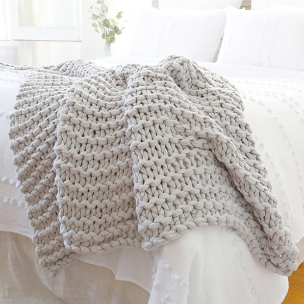 Dunmore Handknit Throw by Pom Pom at Home