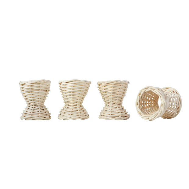 Woven Egg Holders - Set of 4