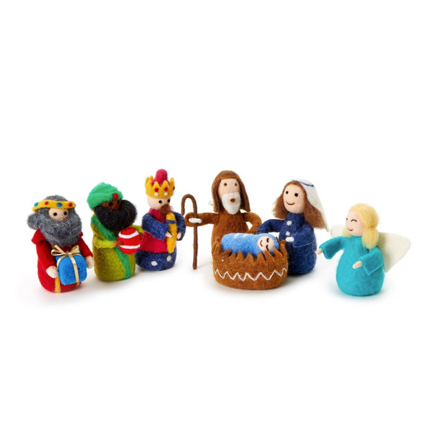 Tiny Tides Plush Nativity Set