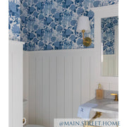 Endless Summer Hydrangea Paperweave Wallcovering