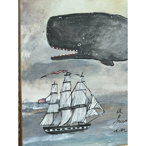 Mighty Whale Original Painting