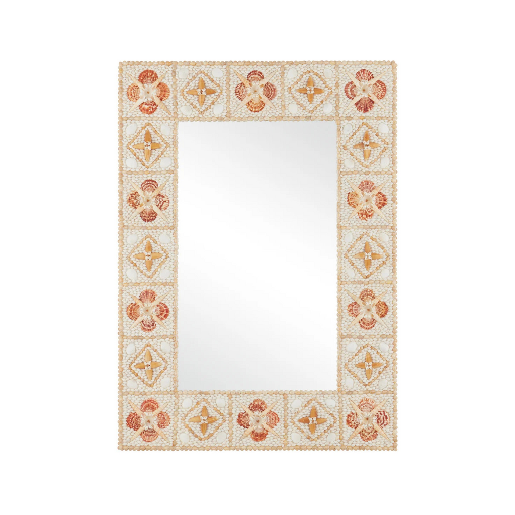 Junonia Rectangular Mirror by Cailini Coastal