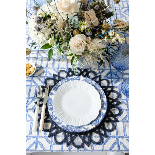 Blue Perennial Dinner Plates