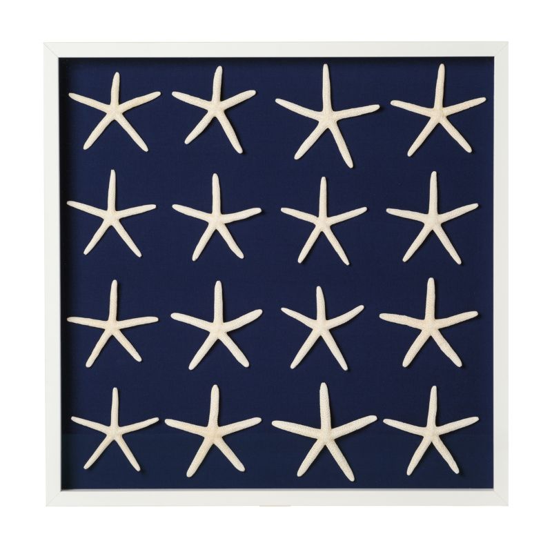 Starfish Framed Art - Navy