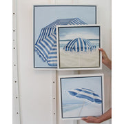 Seaside Stripes Original Framed Painting