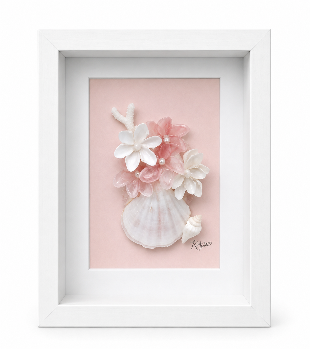 Shell Bouquet Pink Original Artwork