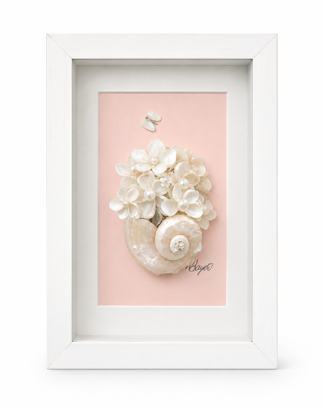 Turbo Shell Bouquet Soft Pink Original Artwork