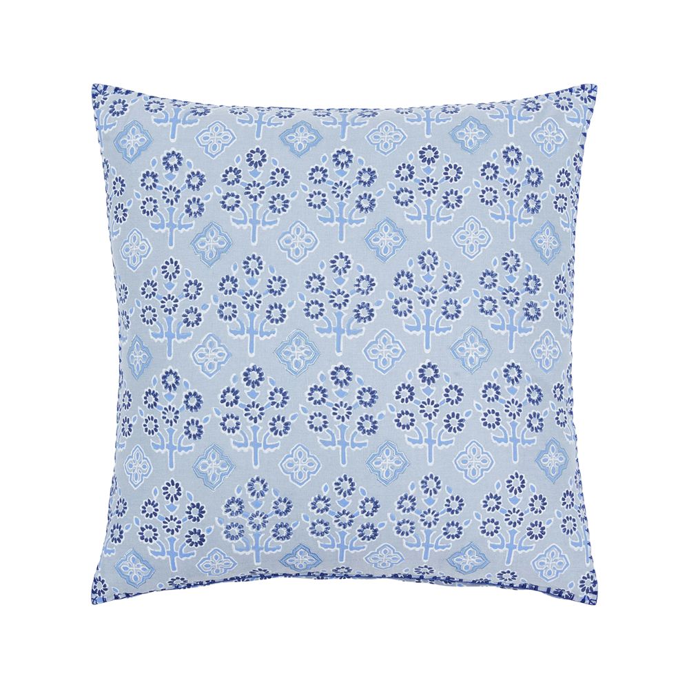 Aanan Light Indigo Pillow with Insert by John Robshaw