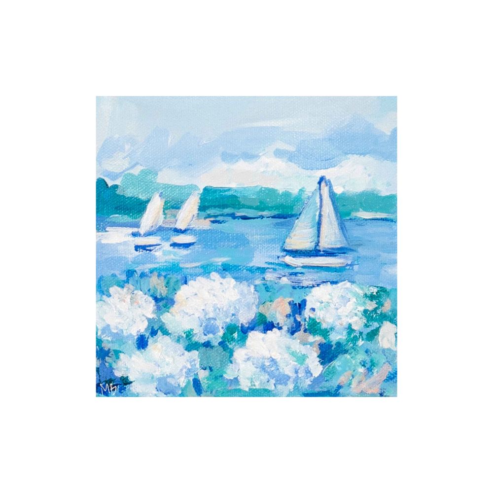 Annabelle Hydrangeas Vista Original Painting