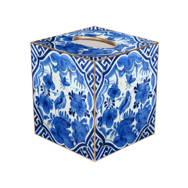 Delft Blue Tissue Box Cover