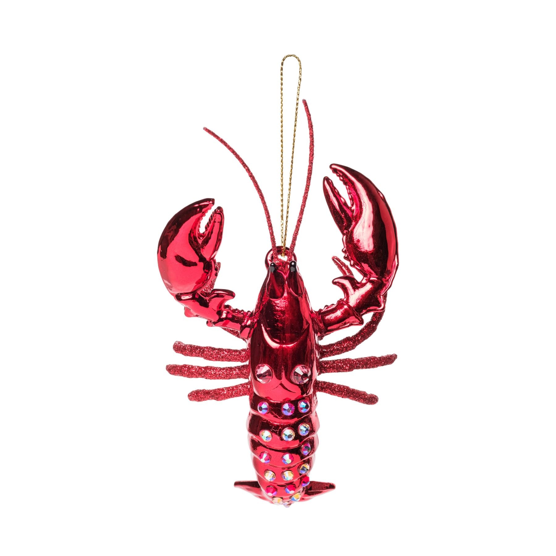 Jeweled Lobster Ornament