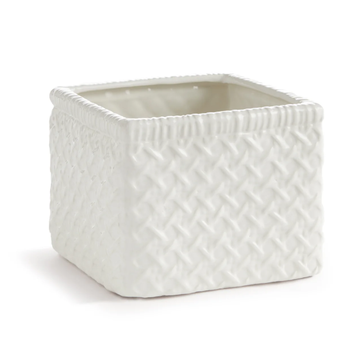 Basketweave Cachepot