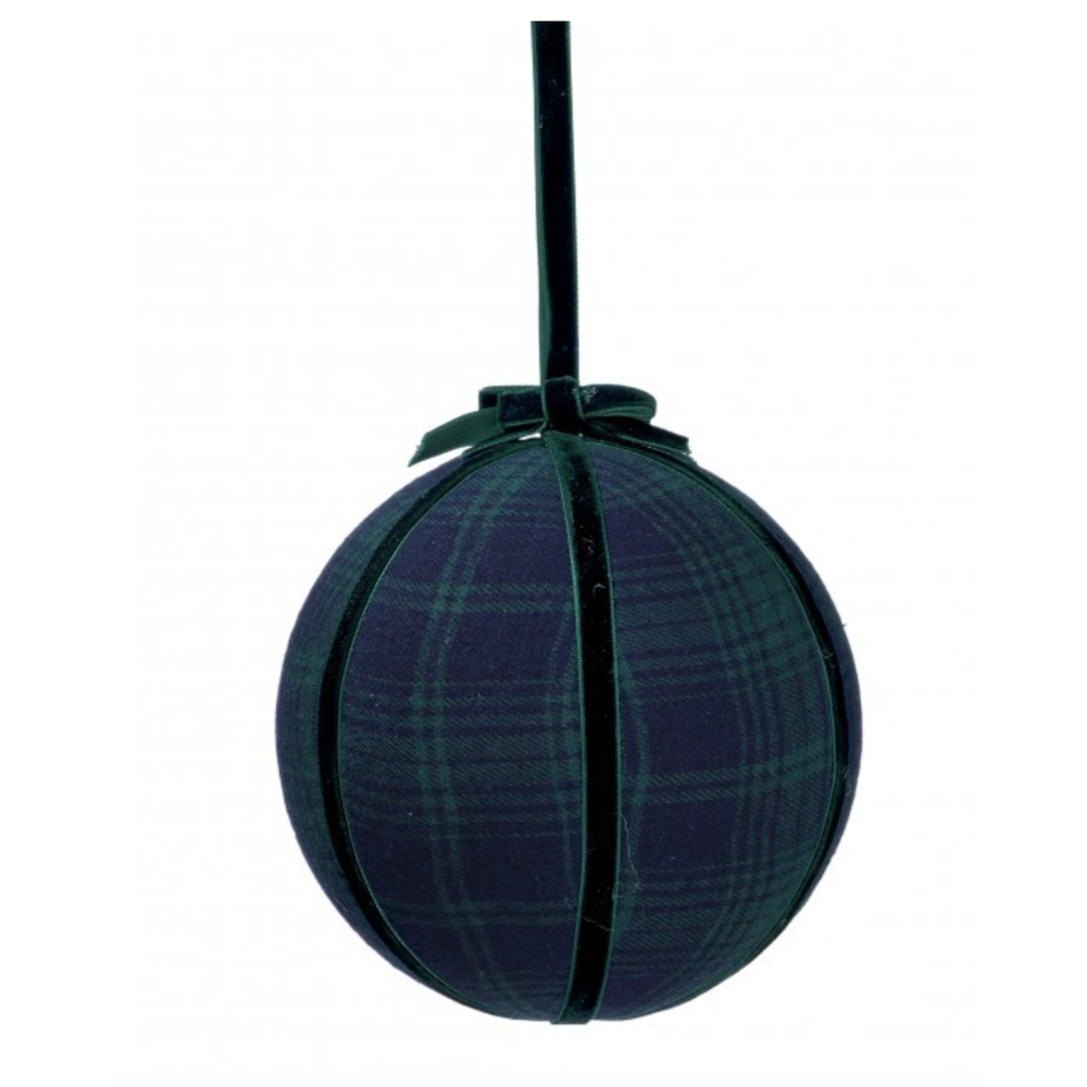 Black Watch Tartan Ornament - Set of 3