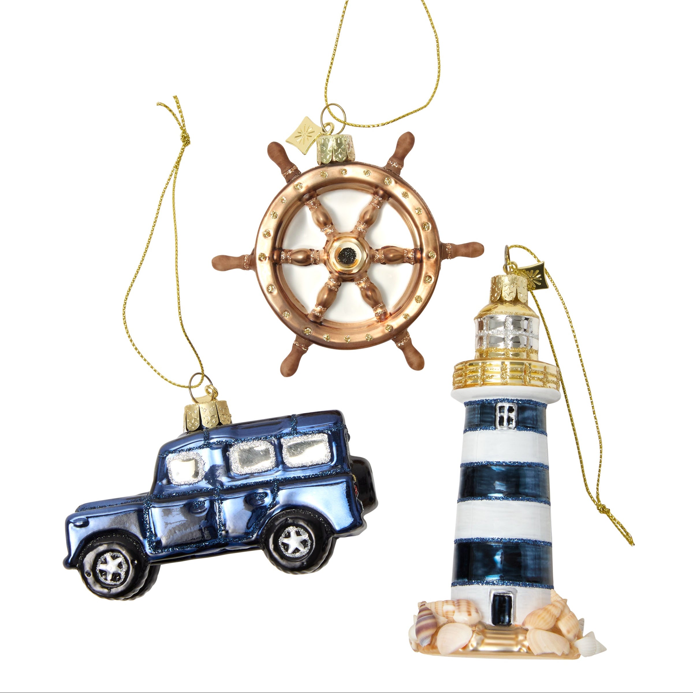 Nantucket Ornament Set