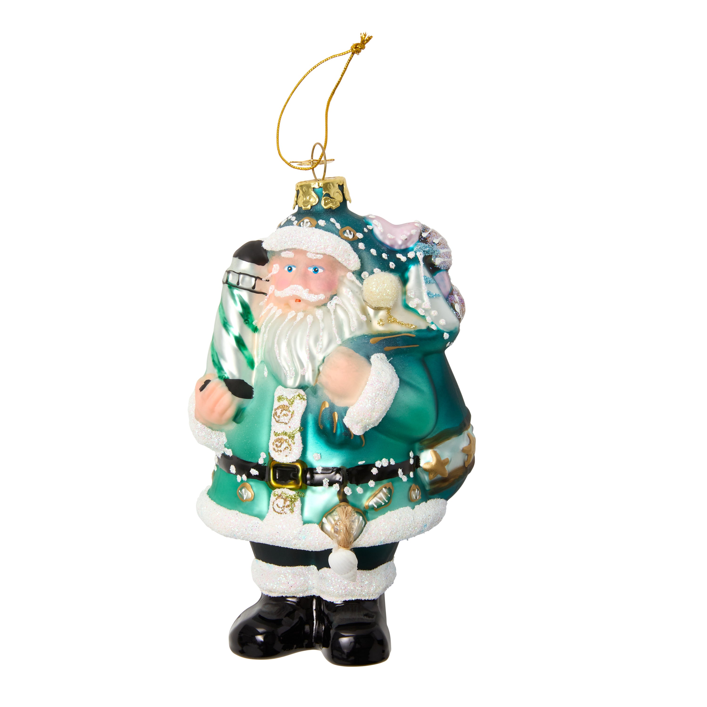 Nautical Santa Ornament