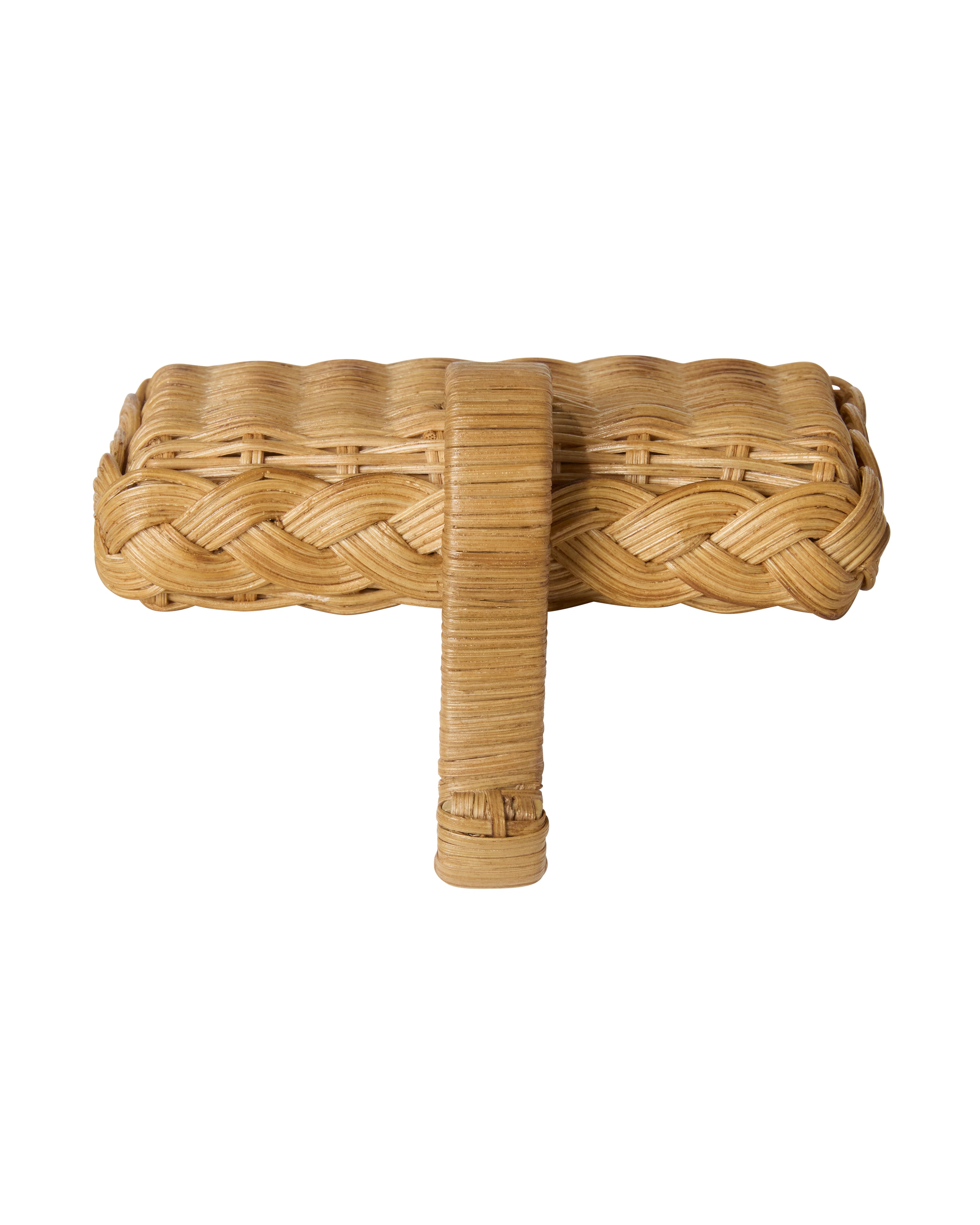 Braided Rattan Stocking Holder - Warm Honey
