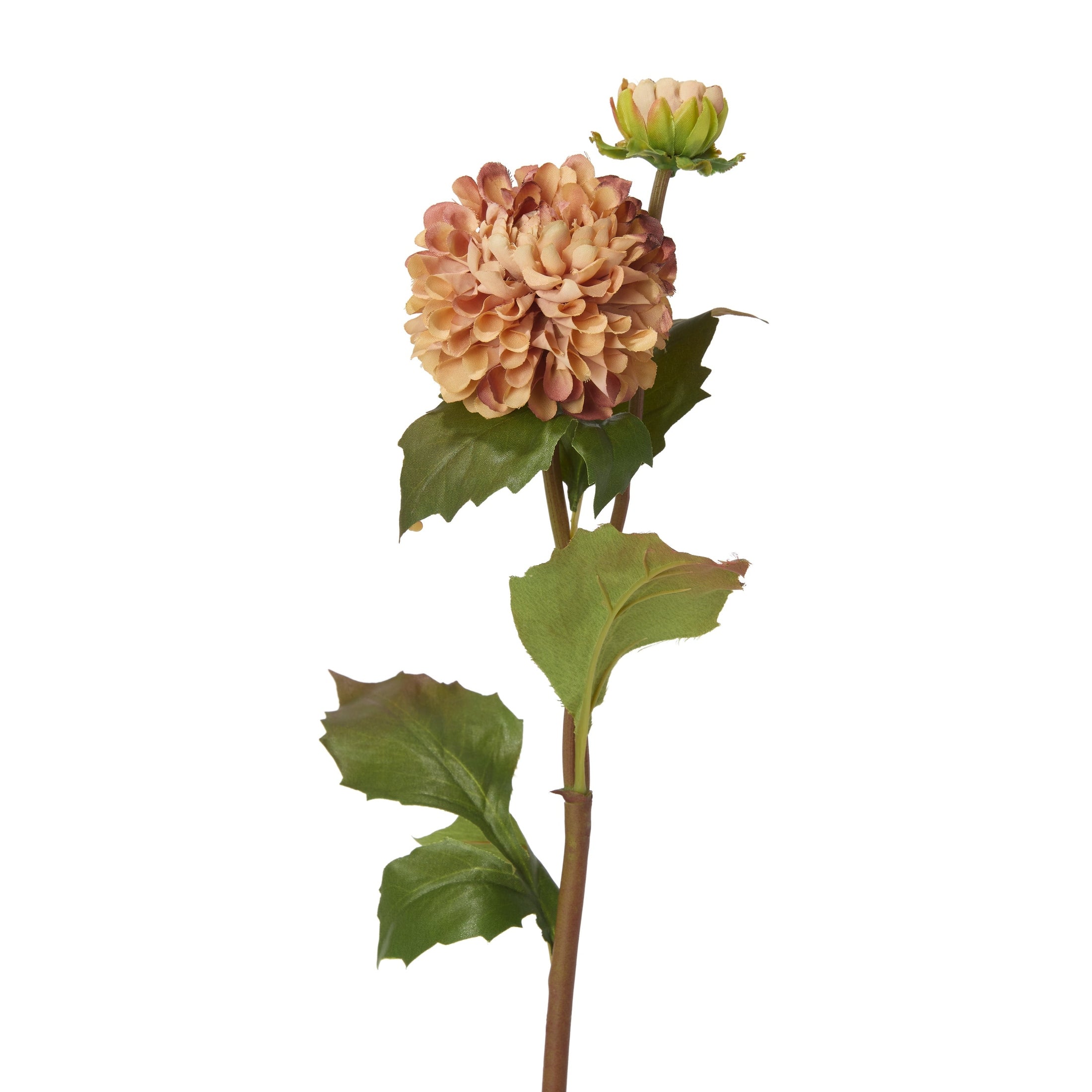 Spice Dahlia Faux Stem