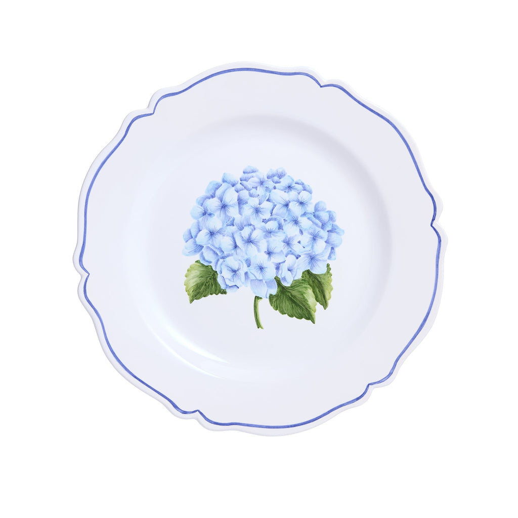 Hortensia Hand Painted Plate – Cailini Coastal