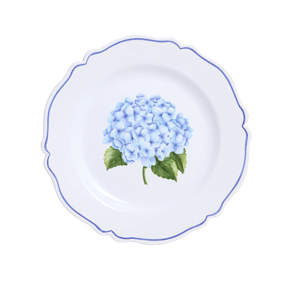 Hortensia Hand Painted Plate – Cailini Coastal