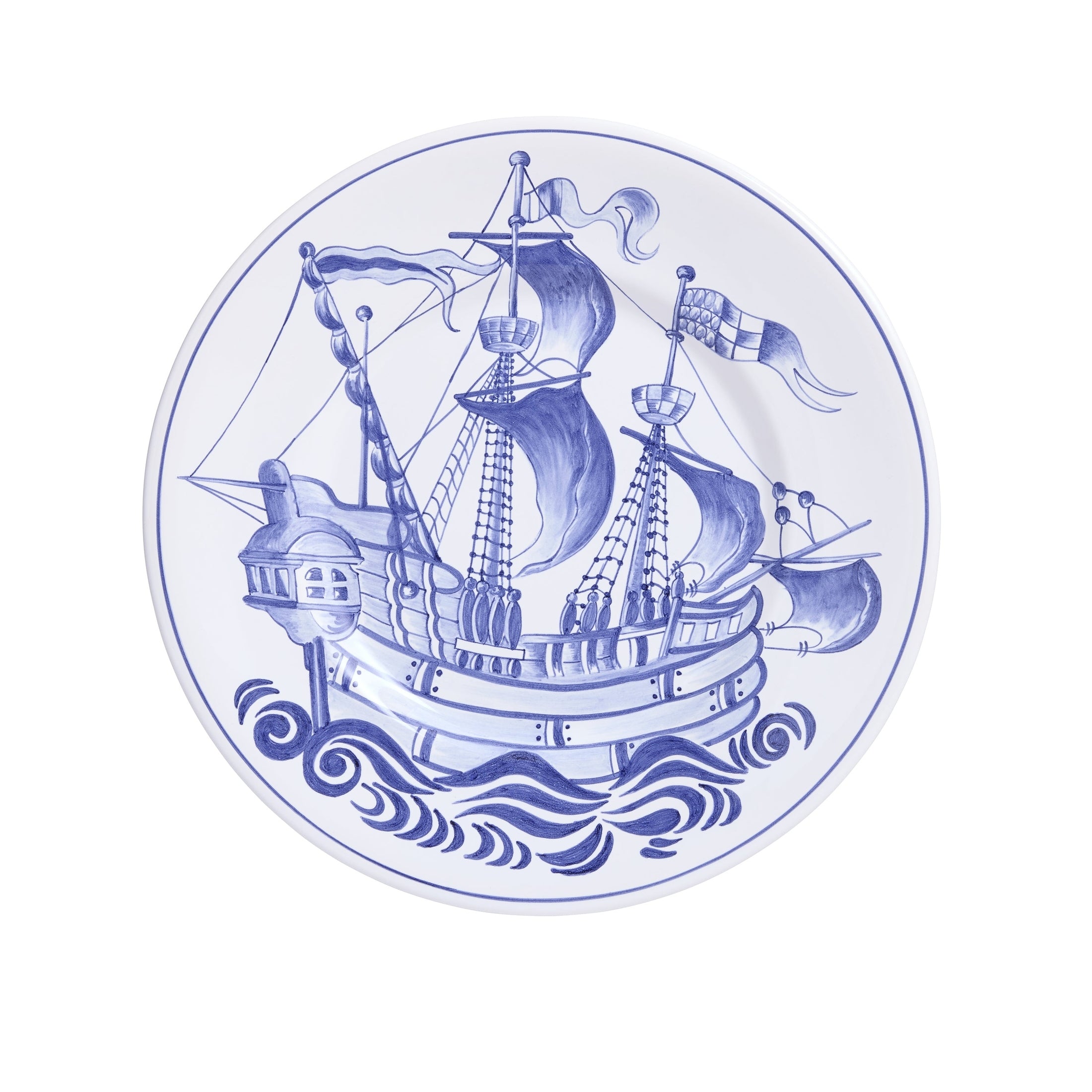 Navire Hand Painted Plate
