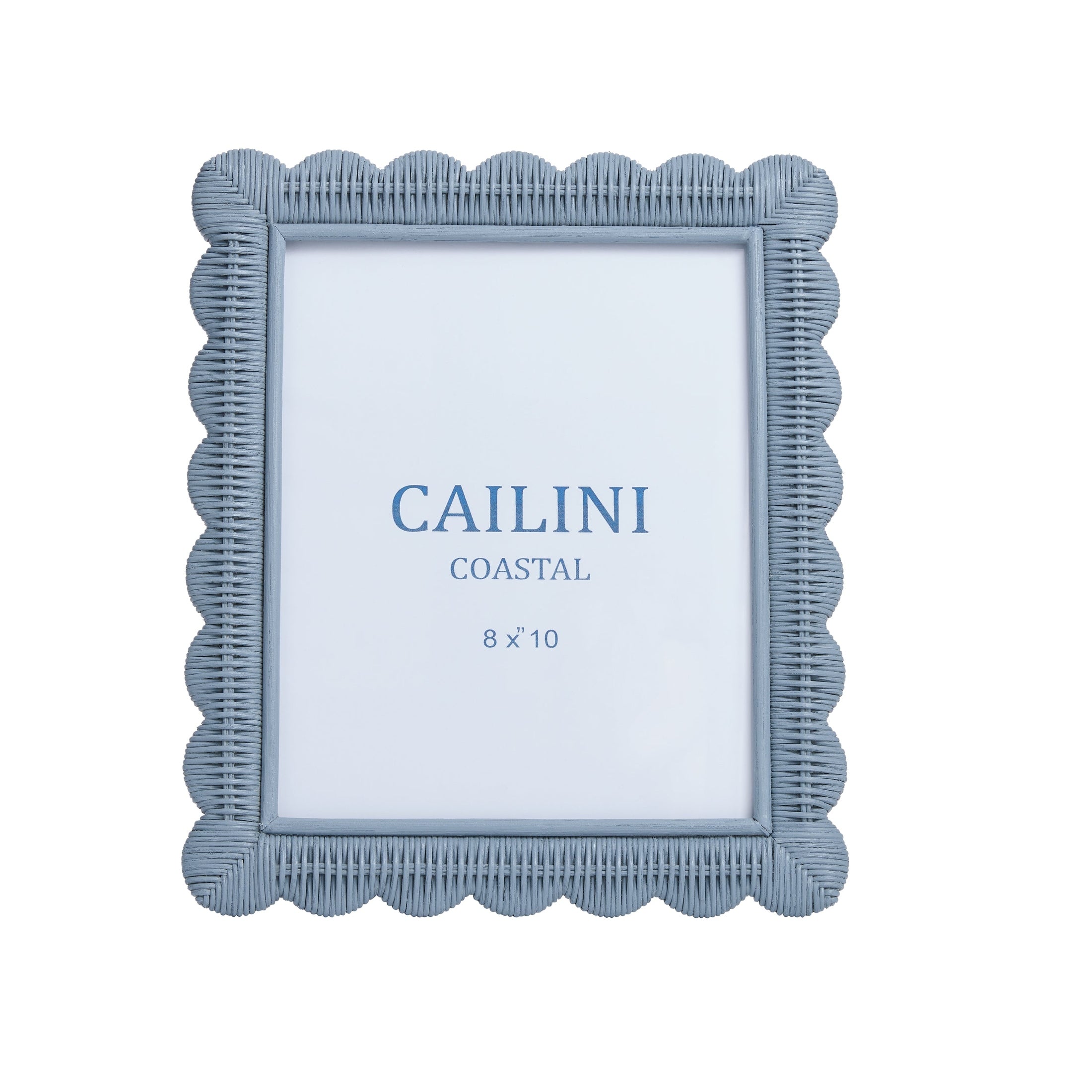 Surfside Scallop Rattan Photo Frame - 8