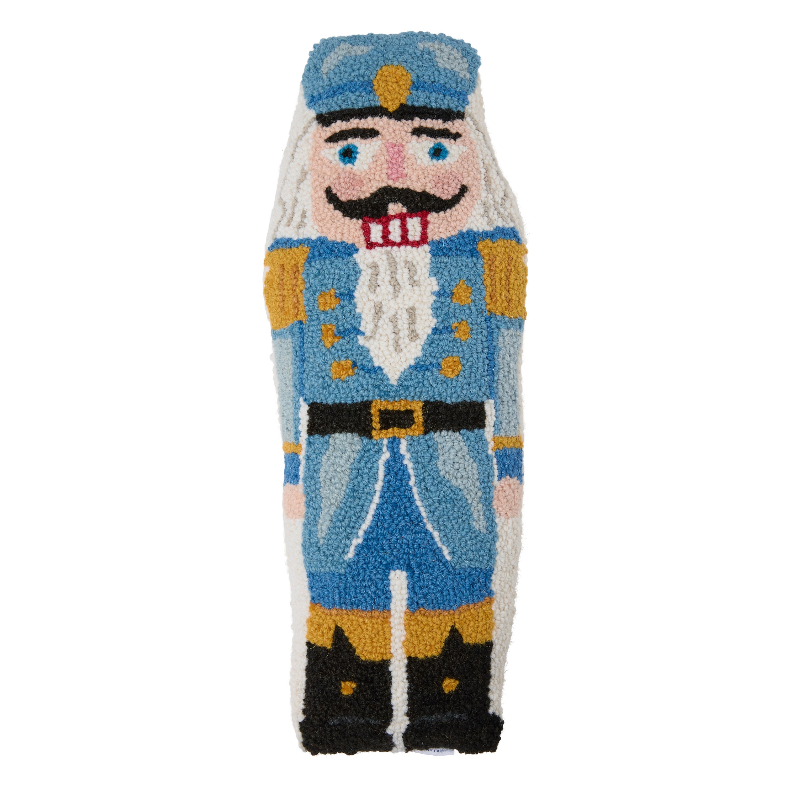 Blue Nutcracker Hook Pillow